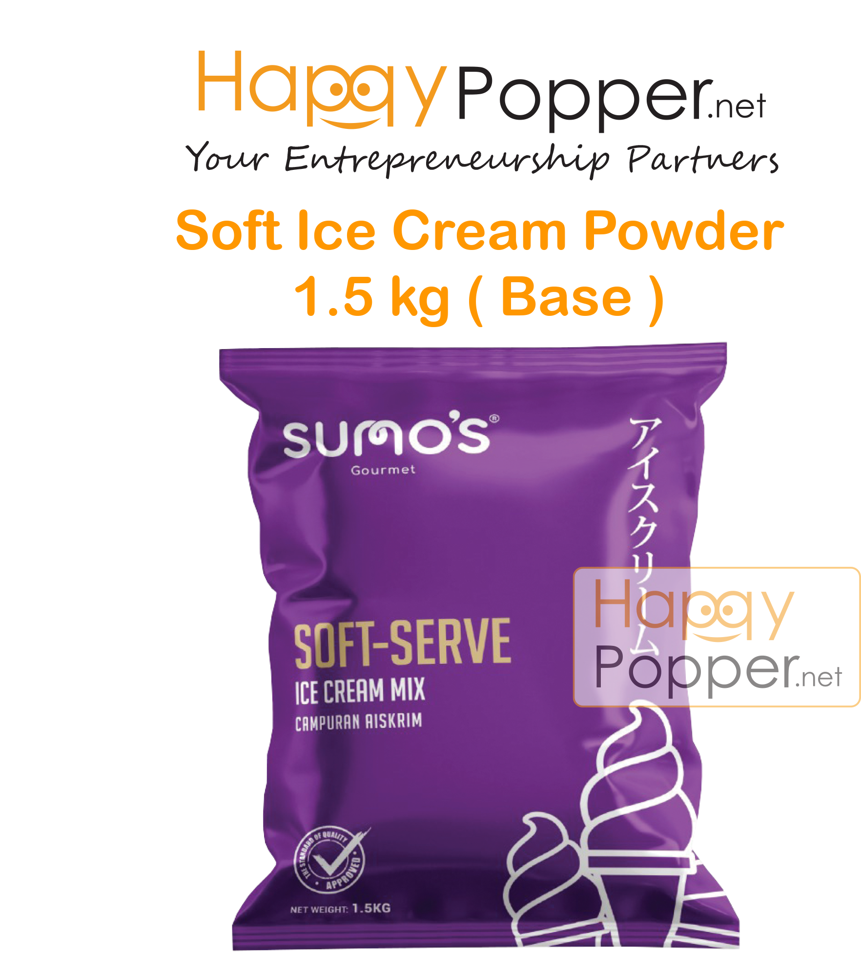 Soft Ice Cream Powder 1.5 kg ( Base ) ICP0006